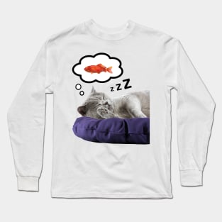 SLEEPY CAT Long Sleeve T-Shirt